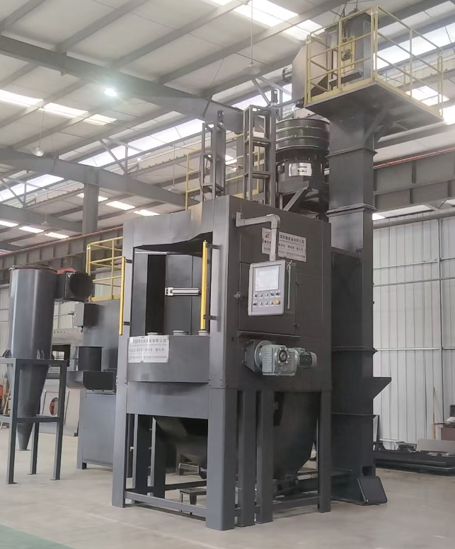 德州转盘式喷砂机 提升圆形工件处理效率